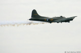 A8V7563 B-17G Flying Fortress with simulated engine damage